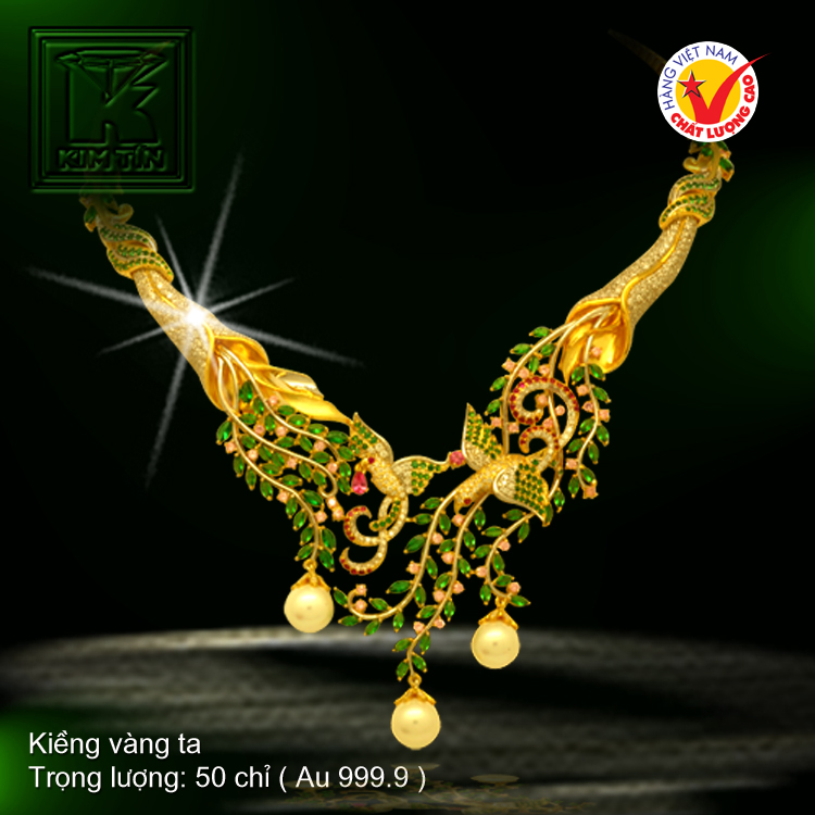 Kiềng cổ vàng 24K