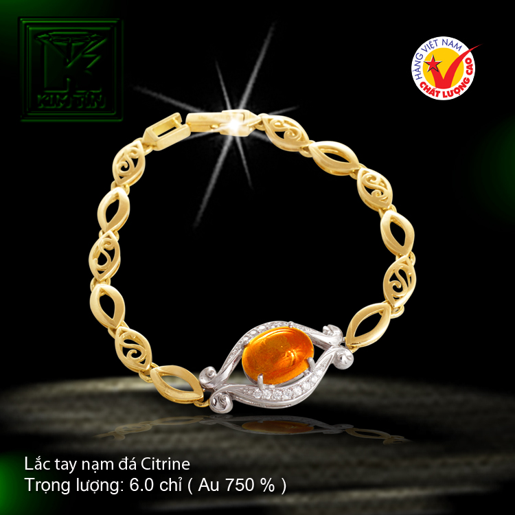 Lắc tay vàng 18 K