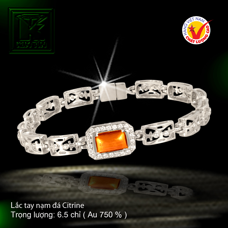 Lắc tay vàng 18 K