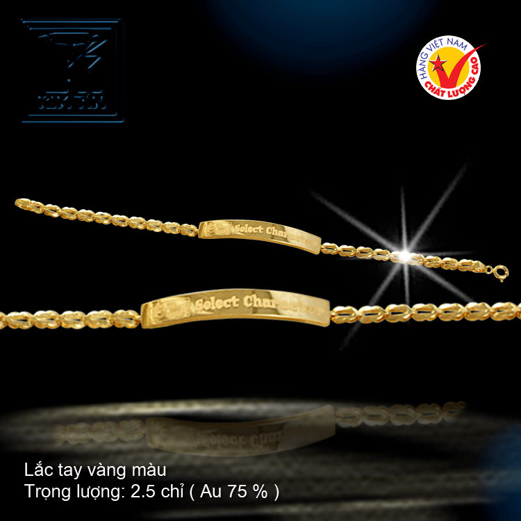 Lắc tay vàng 18 K