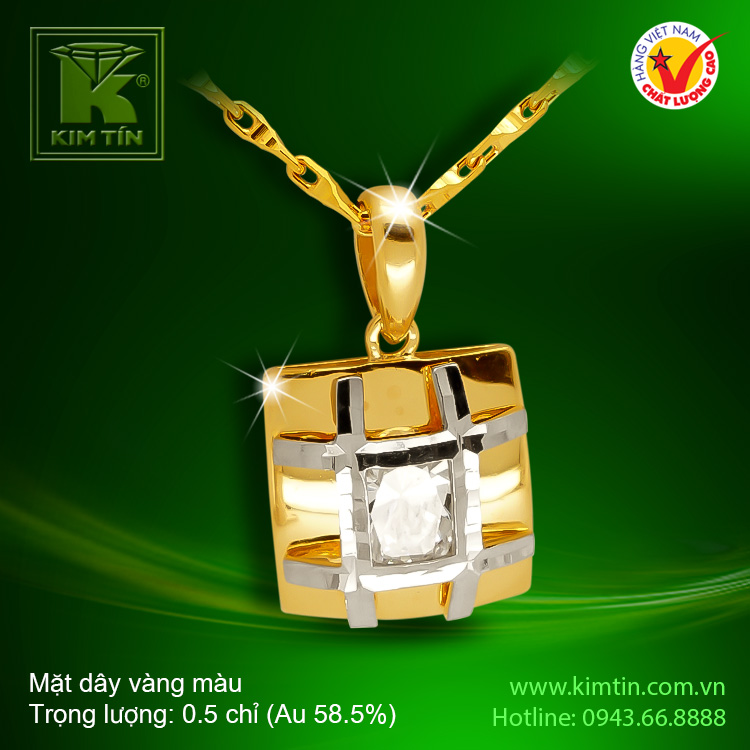 Mặt dây vàng 14K