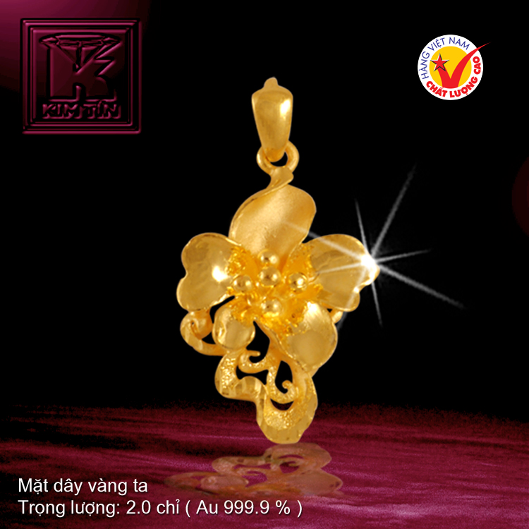 Mặt dây vàng 24K