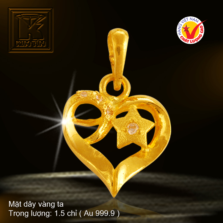 Mặt dây vàng 24K