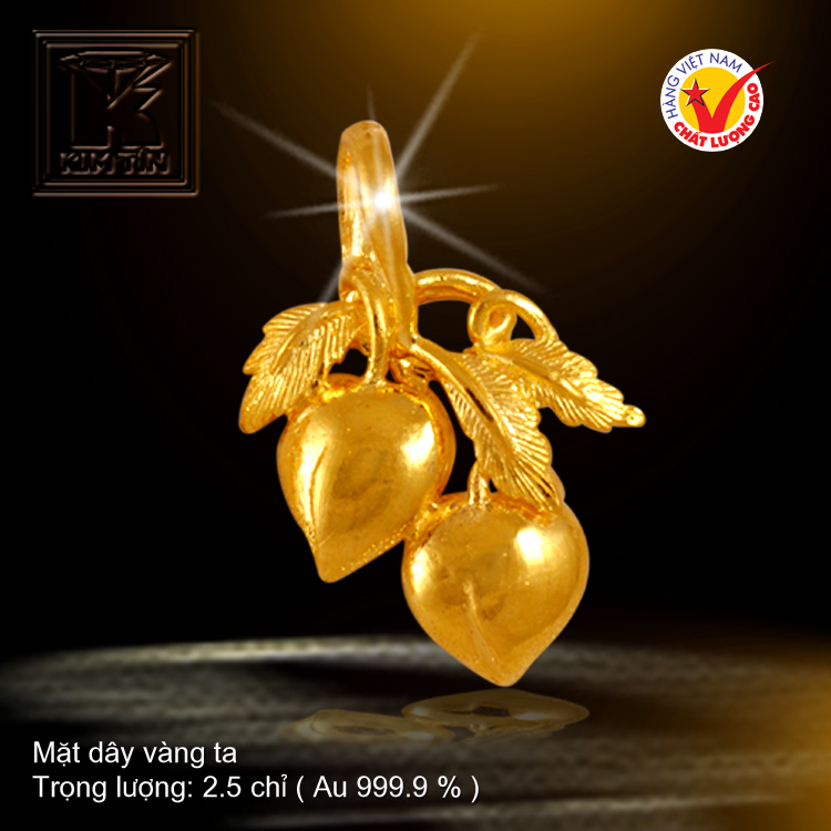 Mặt dây vàng 24K