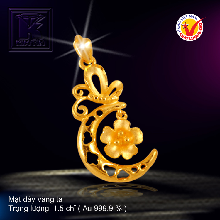 Mặt dây vàng 24K