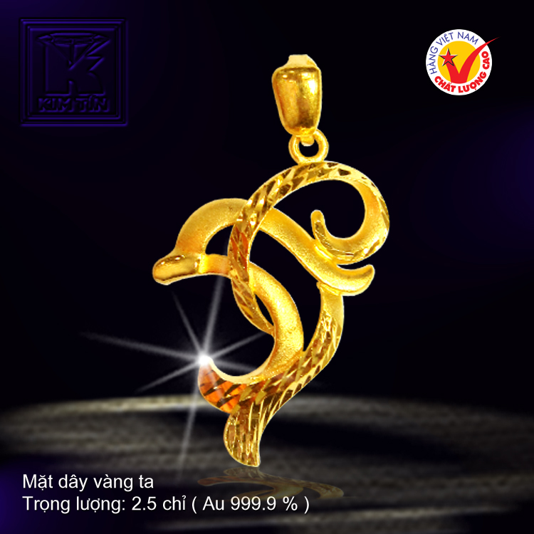 Mặt dây vàng 24K