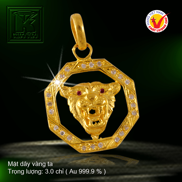 Mặt dây vàng 24K