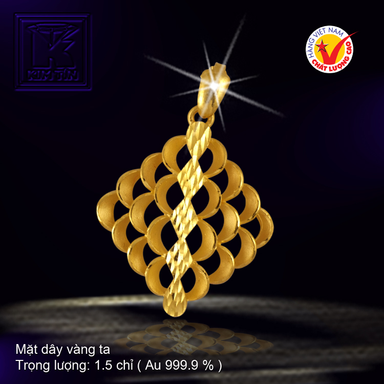 Mặt dây vàng 24K