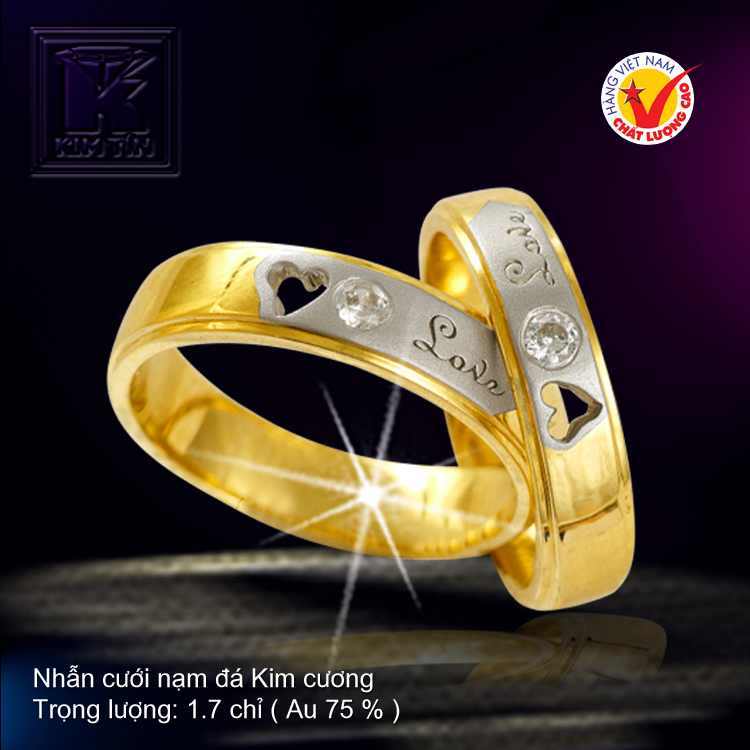 NHẪN CƯỚI VÀNG 18K  SỰ LỰA CHỌN HÀNG ĐẦU CỦA CẶP ĐÔI  Báo Hà Giang điện tử