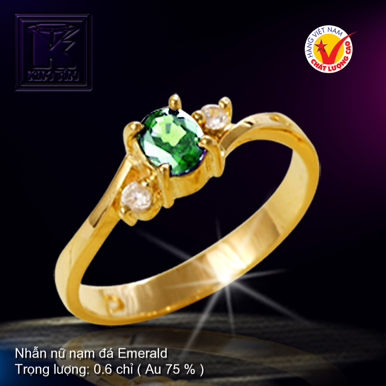 Nhẫn nữ vàng màu 18K