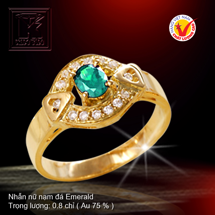 Nhẫn nữ vàng màu 18K