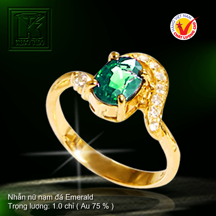 Nhẫn nữ vàng màu 18K