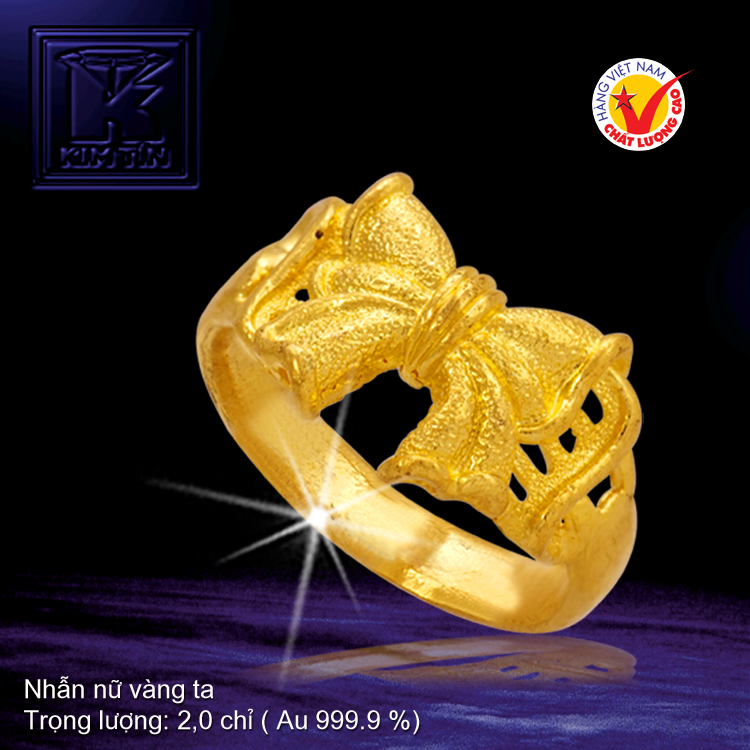 Nhẫn nữ vàng 24K