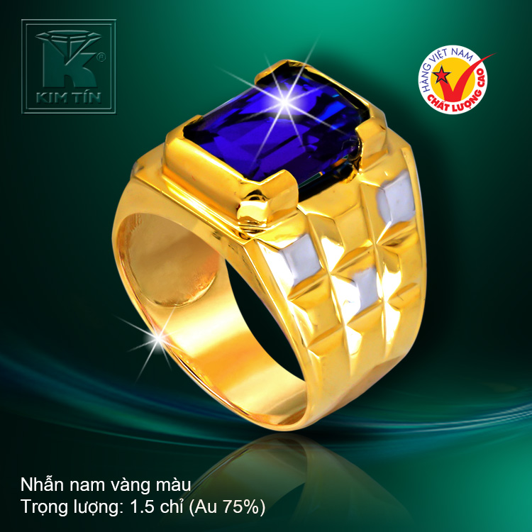 Nhẫn nam vàng 18k