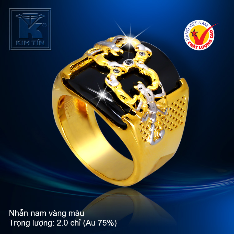 Nhẫn nam vàng 18k