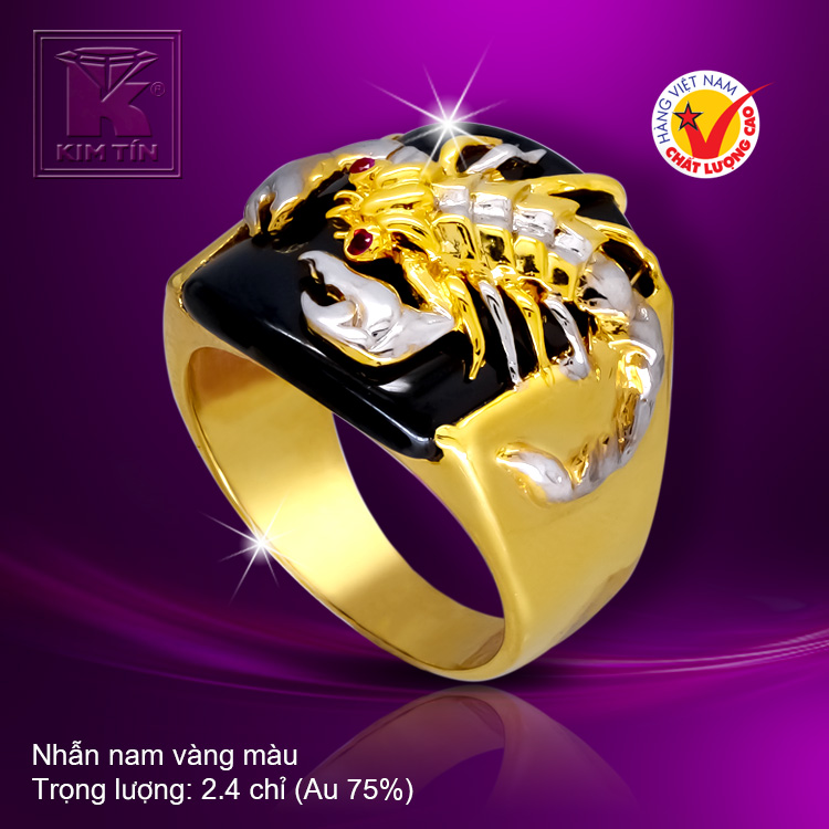 Nhẫn nam vàng 18k