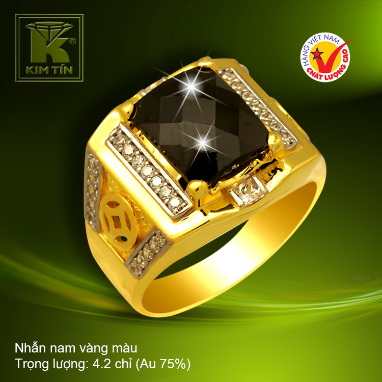 Nhẫn nam vàng 18k