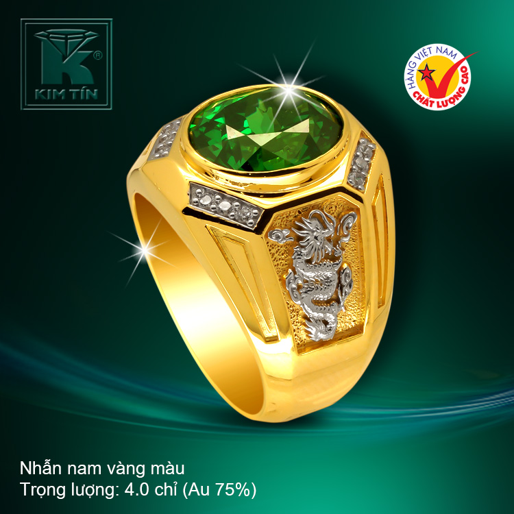 Nhẫn nam vàng 18k