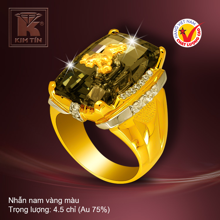 Nhẫn nam vàng 18k