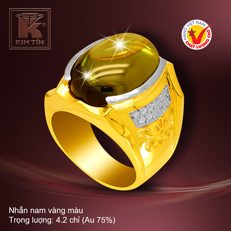 Nhẫn nam vàng 18k