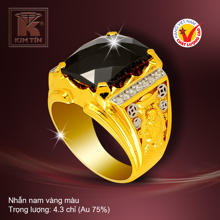 Nhẫn nam vàng 18k