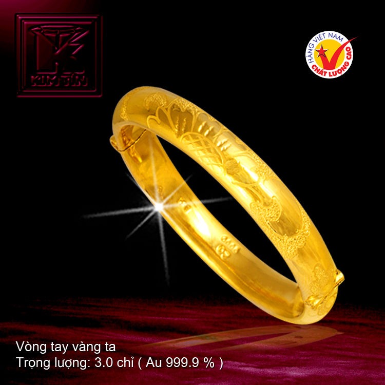 Vòng tay vàng 24K