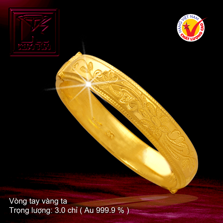 Vòng tay vàng 24K