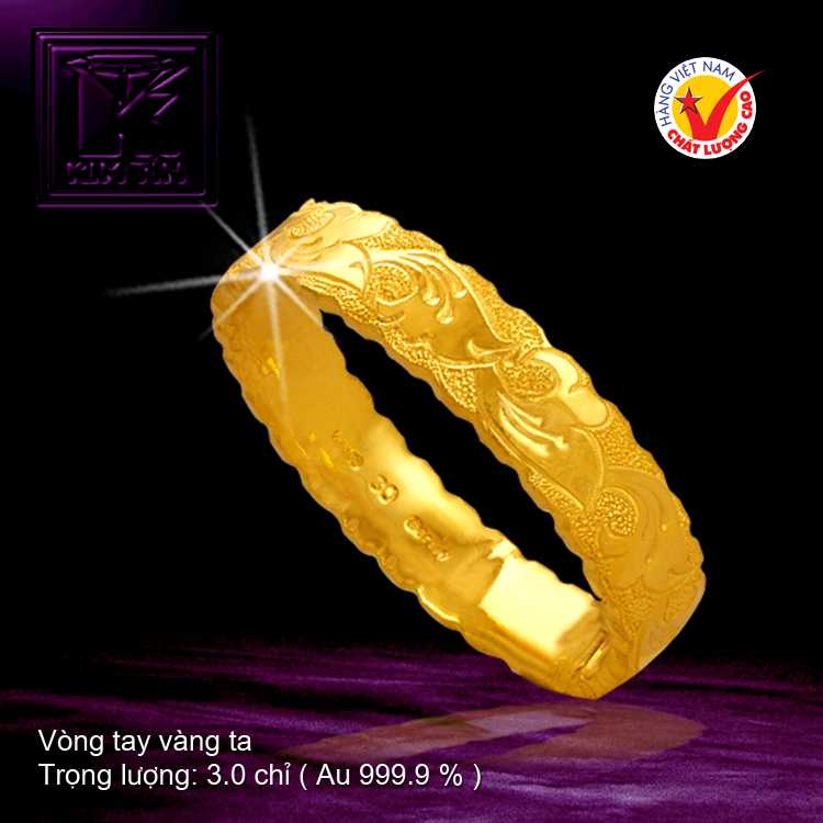 Vòng tay vàng 24K