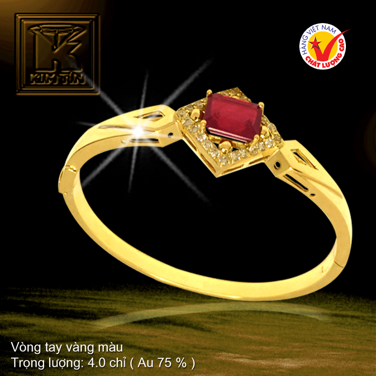 Vòng tay vàng 18K