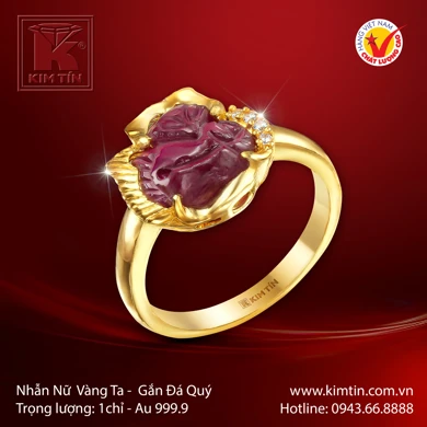 Nhẫn Nữ Vàng 24K