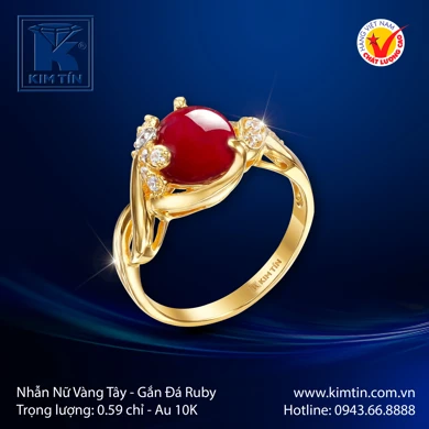 Nhẫn nữ Vàng tây 10K