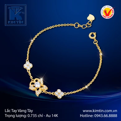 Lắc tay Vàng tây 14K 