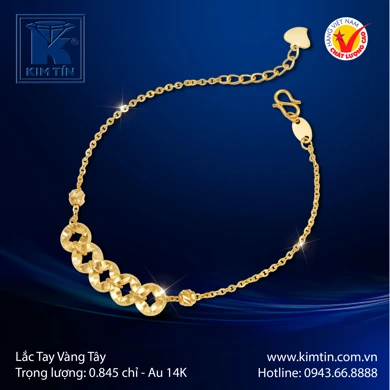 Lắc tay Vàng tây 14K 