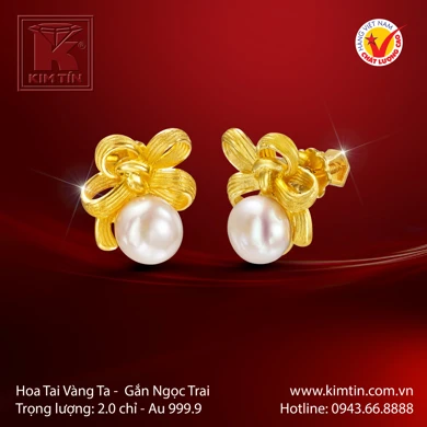 Hoa tai Vàng 24K 