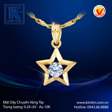 Mặt dây chuyền Vàng tây 10K