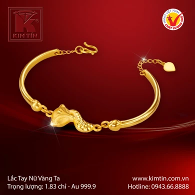 Lắc tay nữ Vàng 24K 