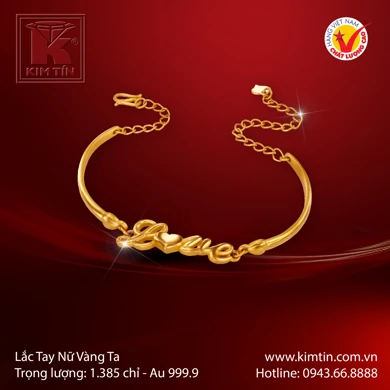 Lắc tay nữ Vàng 24K 