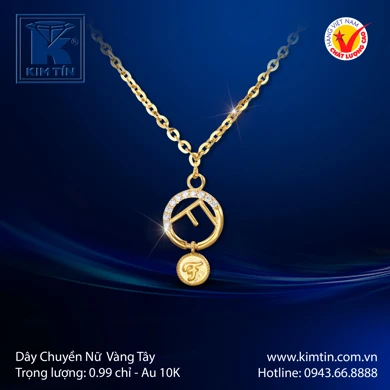 Dây chuyền nữ Vàng tây 10K