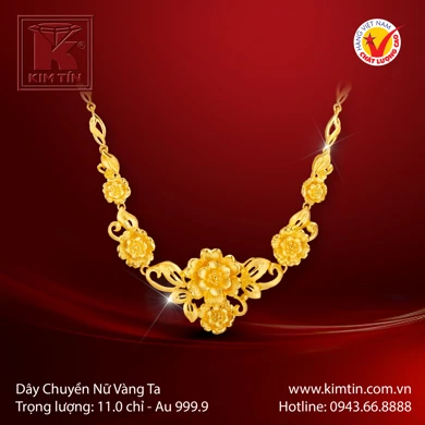 Dây chuyền nữ Vàng 24K
