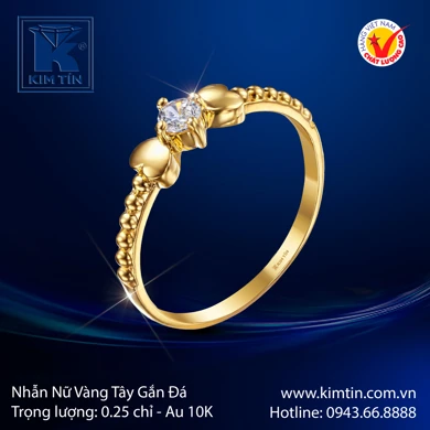 Nhẫn nữ Vàng tây 10K