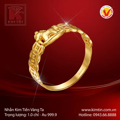 Nhẫn nữ Vàng 24K 