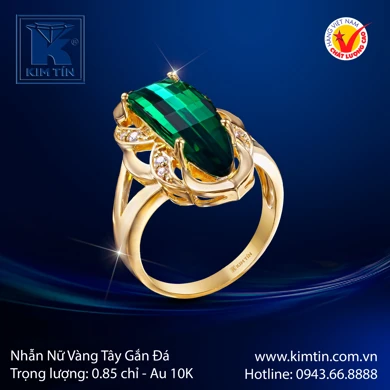 Nhẫn nữ Vàng tây 10K 