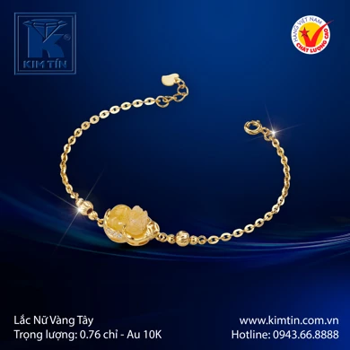 Lắc tay nữ Vàng tây 10K