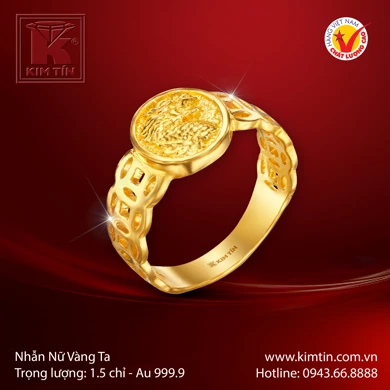 Nhẫn nữ Vàng 24K