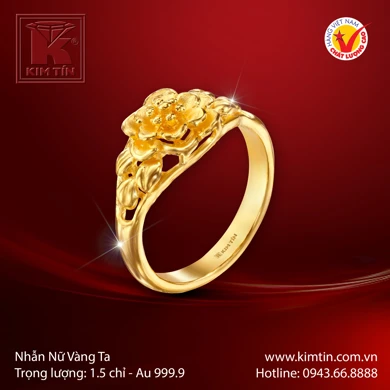 Nhẫn nữ Vàng 24K 