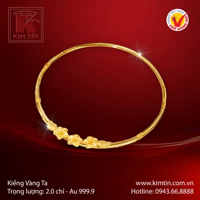 Kiềng Hồi Môn Vàng 24K 