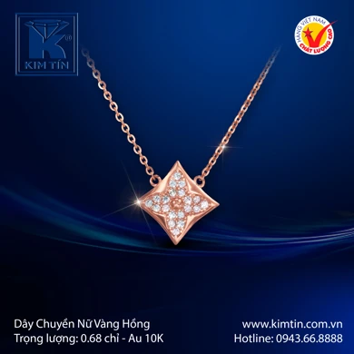 Dây chuyền nữ Vàng tây 10K 