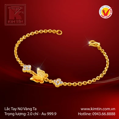 Lắc tay Nữ Vàng 24K 