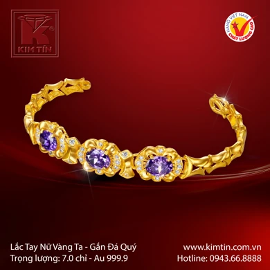 Lắc tay Nữ Vàng 24K