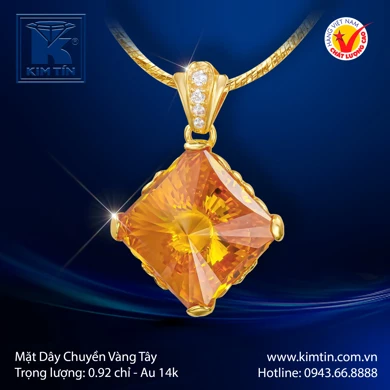 Mặt Dây Chuyền Vàng Tây 14K